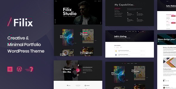 Filix v1.2.9 - Creative Minimal Portfolio WordPress Theme