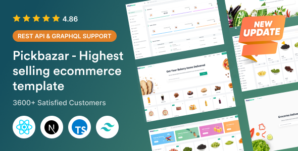 PickBazar v3.0.3 - React Ecommerce Template with Next JS, GraphQL, React Hooks & REST API