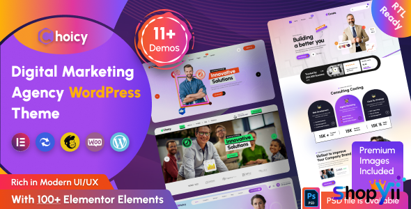 Choicy v2.0.5 - Digital Marketing Agency WordPress Theme