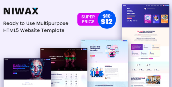 Niwax v2.3 - Creative Agency & Portfolio HTML Template