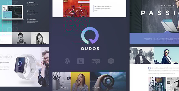 Qudos v1.5.0 - Multi-Purpose Elementor WordPress Theme