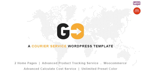 GO Courier v2.5.2 – Delivery Transport WordPress Theme
