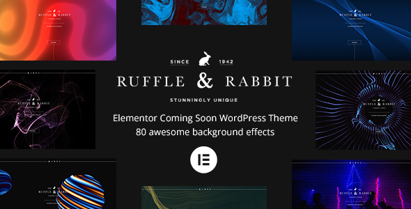 Rabbit v4.0.3 - Exclusive Coming Soon WordPress Theme