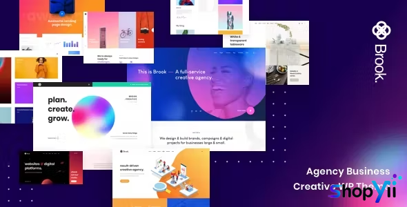 Brook v2.8.0 - Agency Business Creative WordPress Theme
