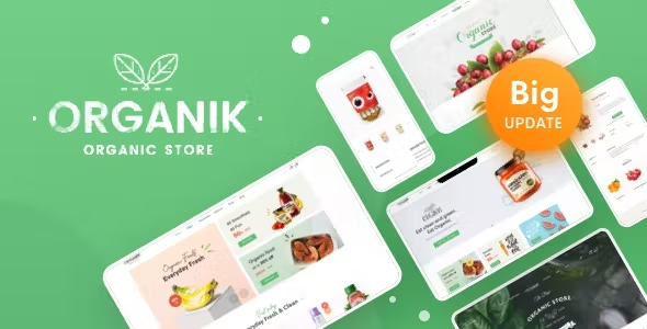 Organik v2.8.6 - An Appealing Organic Store