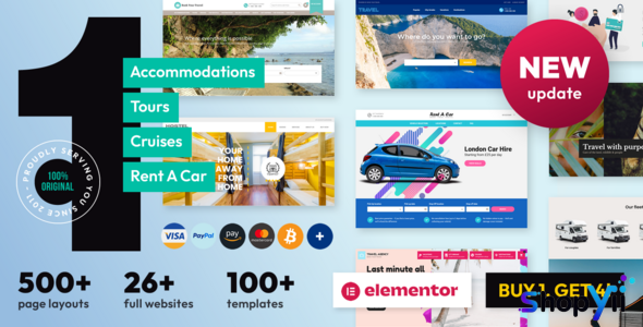 Book Your Travel v8.17.4 - Online Booking WordPress Theme
