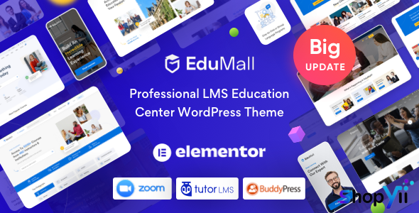 EduMall v2.7.1 - Professional LMS Education Center WordPress Theme
