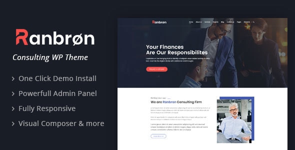 Ranbron v2.6 - Business and Consulting WordPress Theme