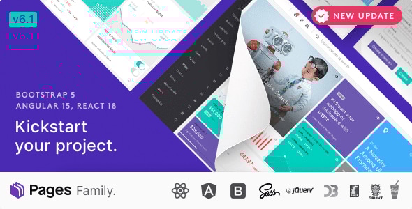 Pages v5.0.3 - Admin Dashboard Template with Angular 6, Bootstrap 4 & HTML