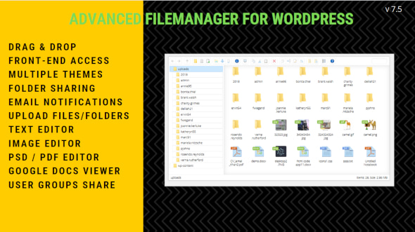 File Manager Plugin For WordPress v7.5.1