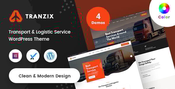 Tranzix v1.0.1 - Logistics & Transportation WordPress Theme + RTL