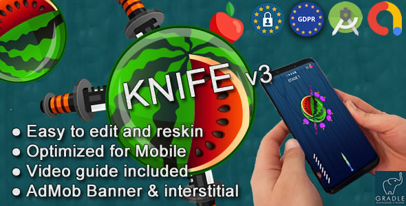 Knife (Admob + GDPR + Android Studio)