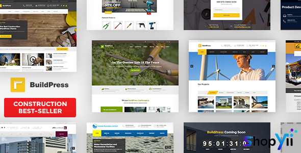 BuildPress v5.8.0 - Multi-purpose Construction and Landscape
