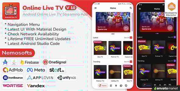 Android Online Live TV Streaming - 2 july 2020