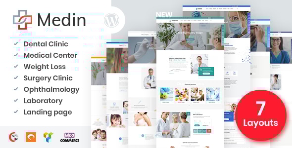 Medin v1.6.1 - Medical Center WordPress Theme