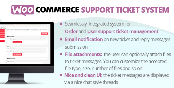 WooCommerce Support Ticket System v1.2.2