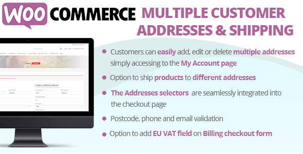 WooCommerce Multiple Customer Addresses v16.8
