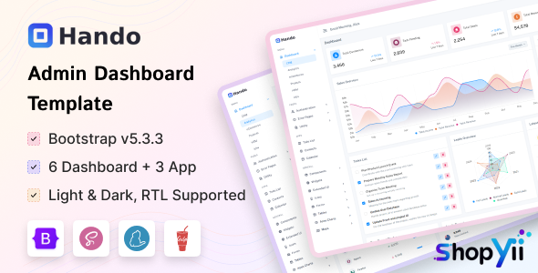 Hando - Bootstrap 5 Admin & Dashboard Template