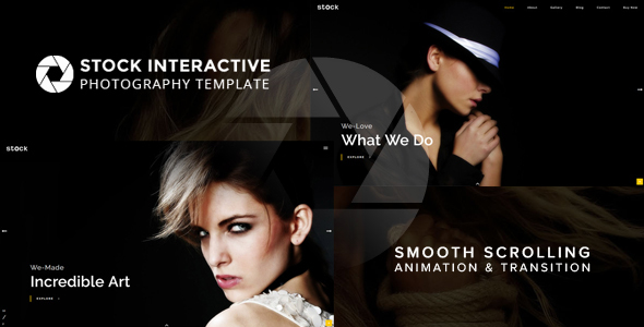 Stock v1.0 - Interactive Photography Template
