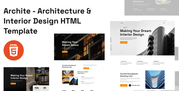 Archite - HTML Template for Architecture and Interior Designer