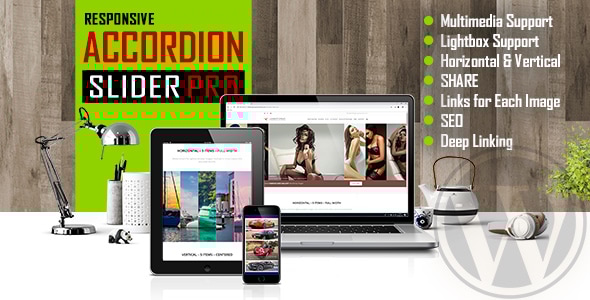 Accordion Slider PRO v1.0.2.2 - Responsive Image And Video Plugin