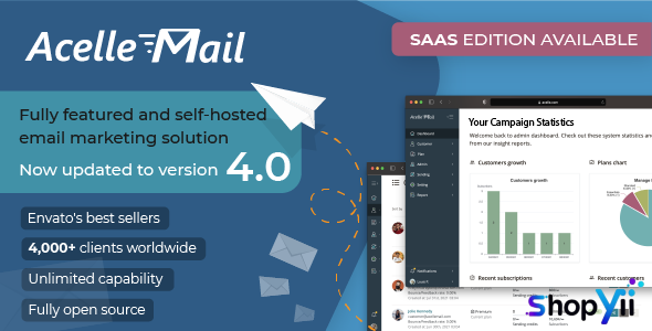 Acelle Email Marketing Web Application v4.0.18 - nulled