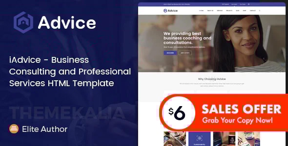 iAdvice v1.0 - Business Consulting and Professional Services HTML Template