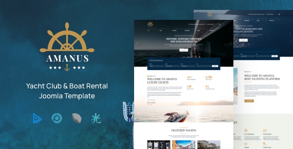 Amanus v1.0 - Yacht Charter Joomla Template