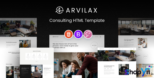 Arvilax - Business Consulting HTML Template