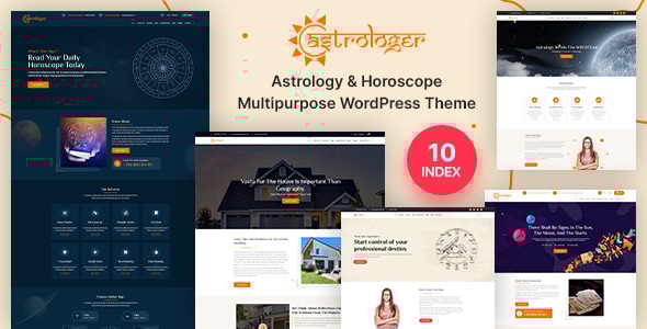 Astrologer v1.0.2 - Horoscope and Astrology WordPress Theme