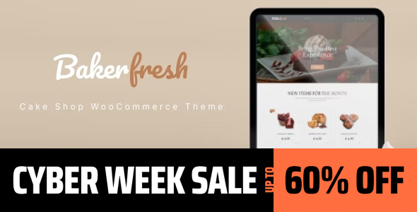 Bakerfresh v1.0.1 - Cake Shop WooCommerce Theme