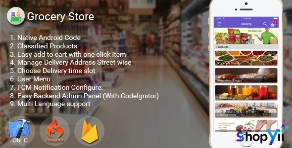 iOS Grocery Store App v1.2