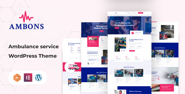 Ambons v1.5 - Ambulance Service WordPress Theme