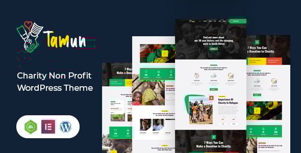 Tamun v1.6 - Fundraising WordPress Theme