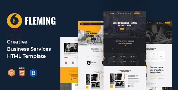 Fleming v1.0 - Creative Business Services HTML Template
