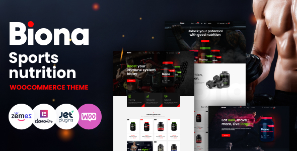 Biona v1.0.12 - Sports Nutrition WooCommerce Theme
