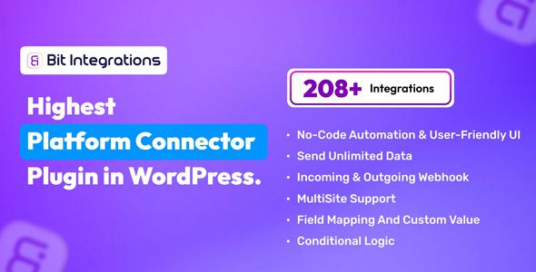 Bit Integrations Pro 2.4.12 – Automation Plugin for WordPress