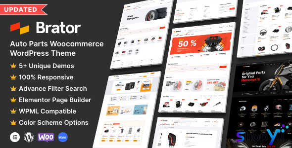 Brator v1.8 - Auto Parts WooCommerce WordPress Theme