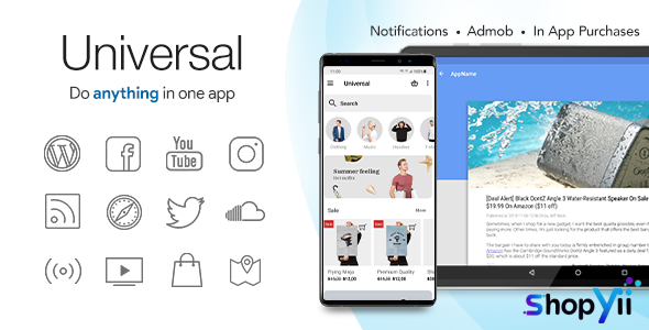 Universal v4.4.1 - Full Multi-Purpose Android App
