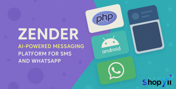 Zender v1.0 - Android Mobile Devices as SMS Gateway (SaaS Platform)