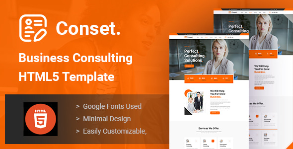 Conset v3.0 - Business Consulting HTML5 Template