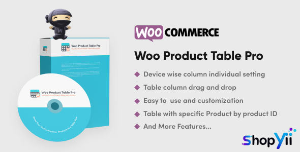 Product Table Pro v6.0.16 - WooCommerce Product Table view solution