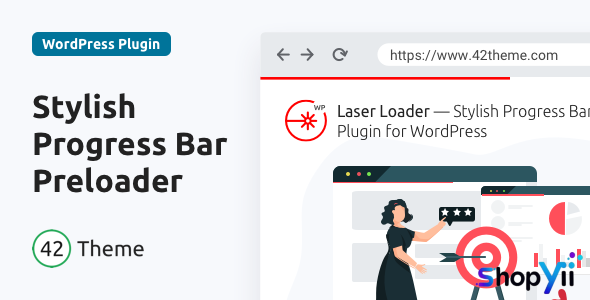 Laser Loader v1.0.0 - Stylish Progress Bar Preloader