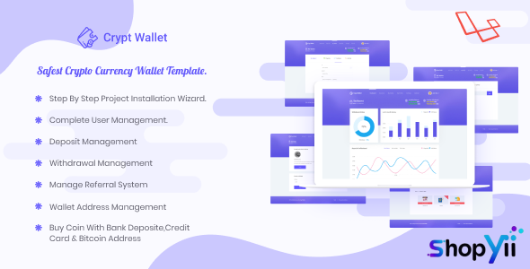 CryptWallet v1.9 - Crypto Currency Web Wallet Pro