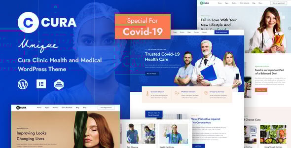 Cura v1.0.1 - Medical Clinic Theme