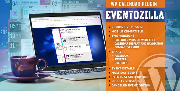 EventZilla v1.0 - Event Calendar WordPress Plugin