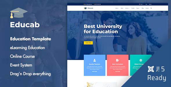 Educab v1.0 - University Education Joomla Template