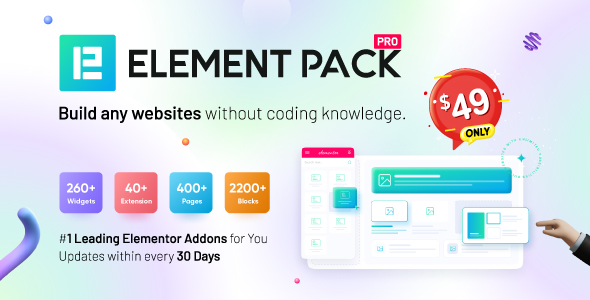 Element Pack v4.7.0 - Addon for Elementor Page Builder