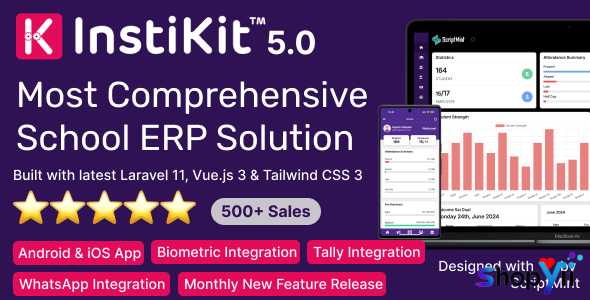 InstiKit School v2.9.0 - School Management System & School ERP - nulled