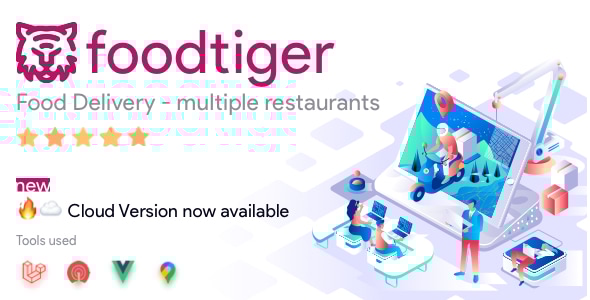 FoodTiger v1.3.0 - Food delivery - Multiple Restaurants